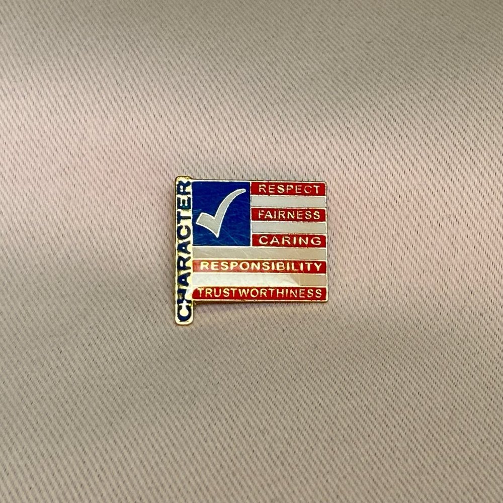 Rare American Flag Character Pin